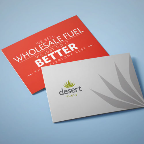 Desert Fuels Print Brochure